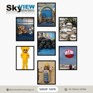 Helium Advertising Balloon Manufacturers in Bangalore